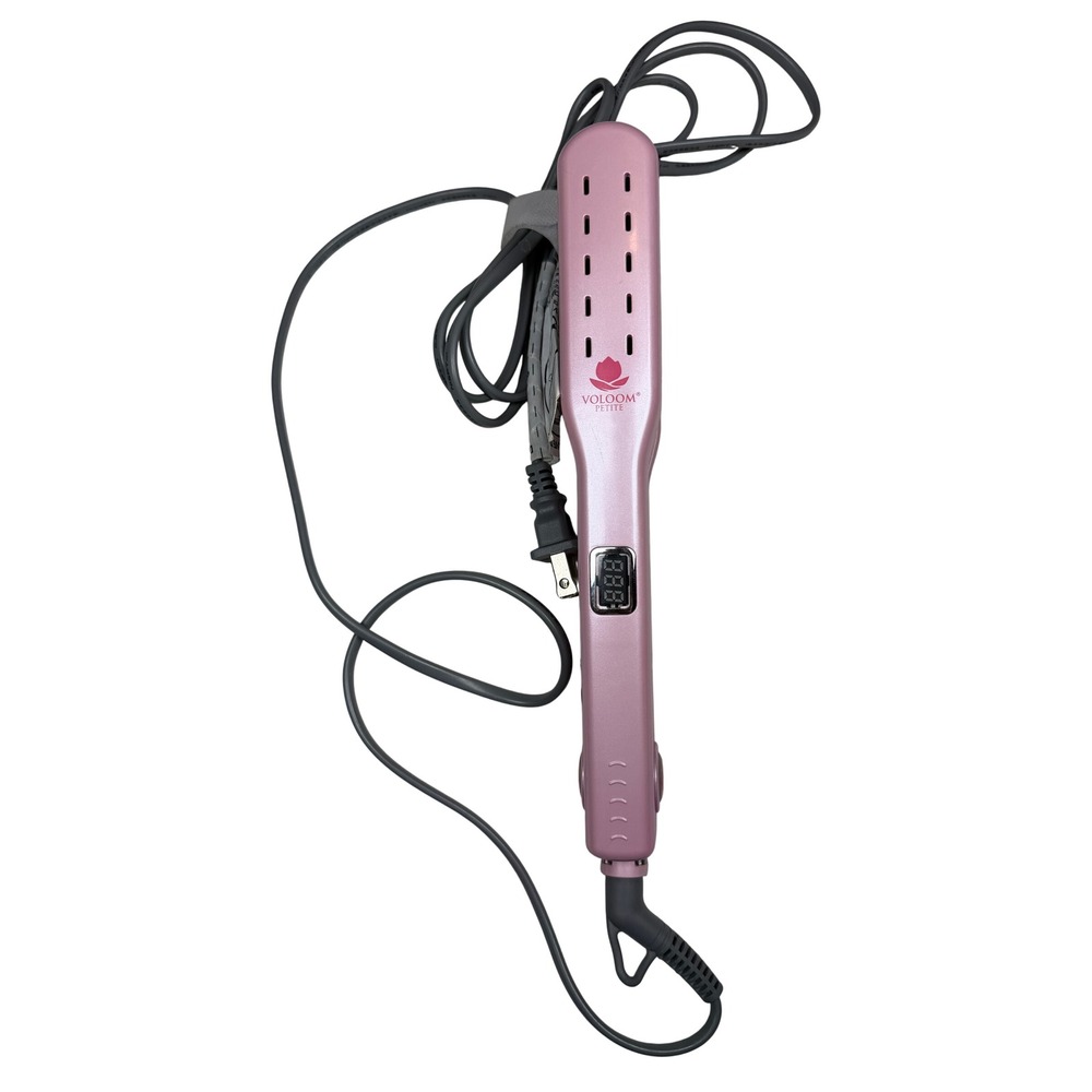 Voloom Petite Hair Volumizing Iron Pink Professional Styling Tool OIPPet1.0B